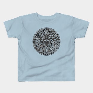 MECHA ROBOT GREY Kids T-Shirt